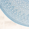 In- & Outdoor Teppich Rund - Summer Azteca Hellblau - thumbnail 6