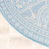 In- & Outdoor Teppich Rund - Summer Oriental Hellblau - thumbnail 4