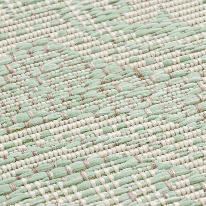 In- & Outdoor Teppich Rund - Summer Oriental Mint