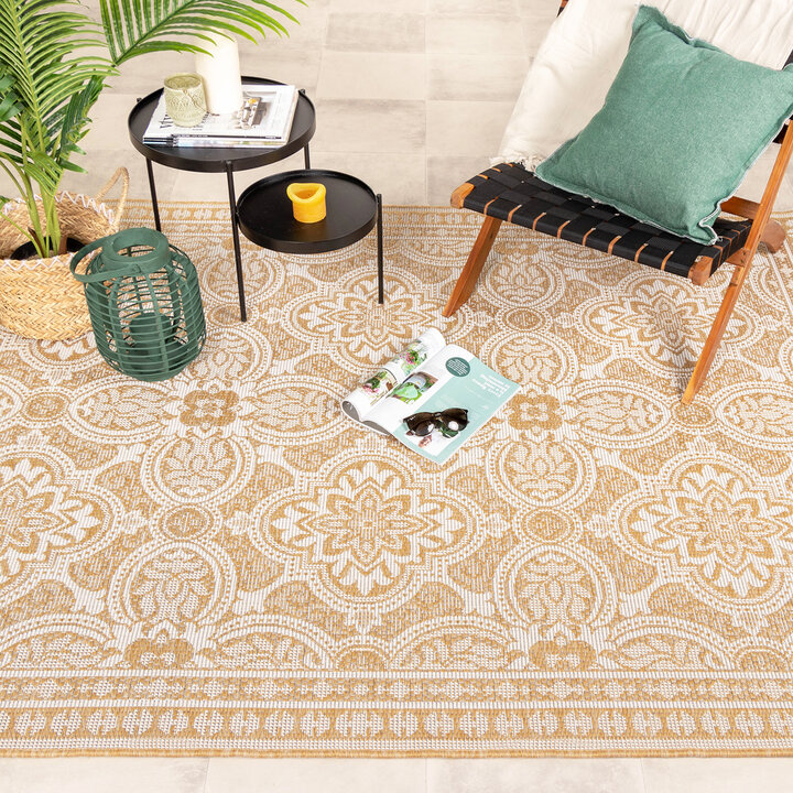 In- & Outdoor Teppich - Summer Oriental Gelb