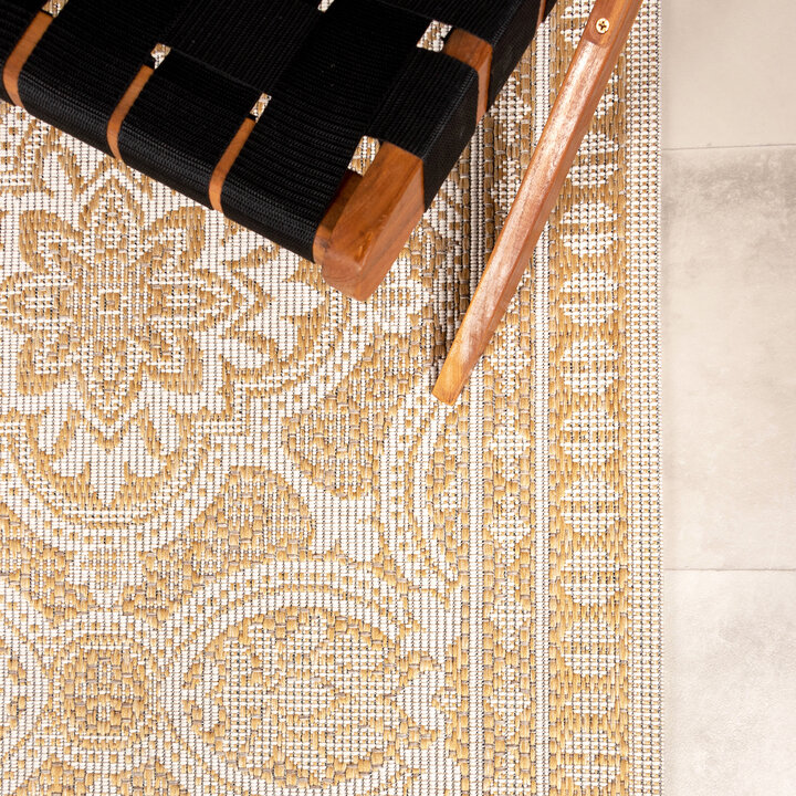 In- & Outdoor Teppich - Summer Oriental Gelb