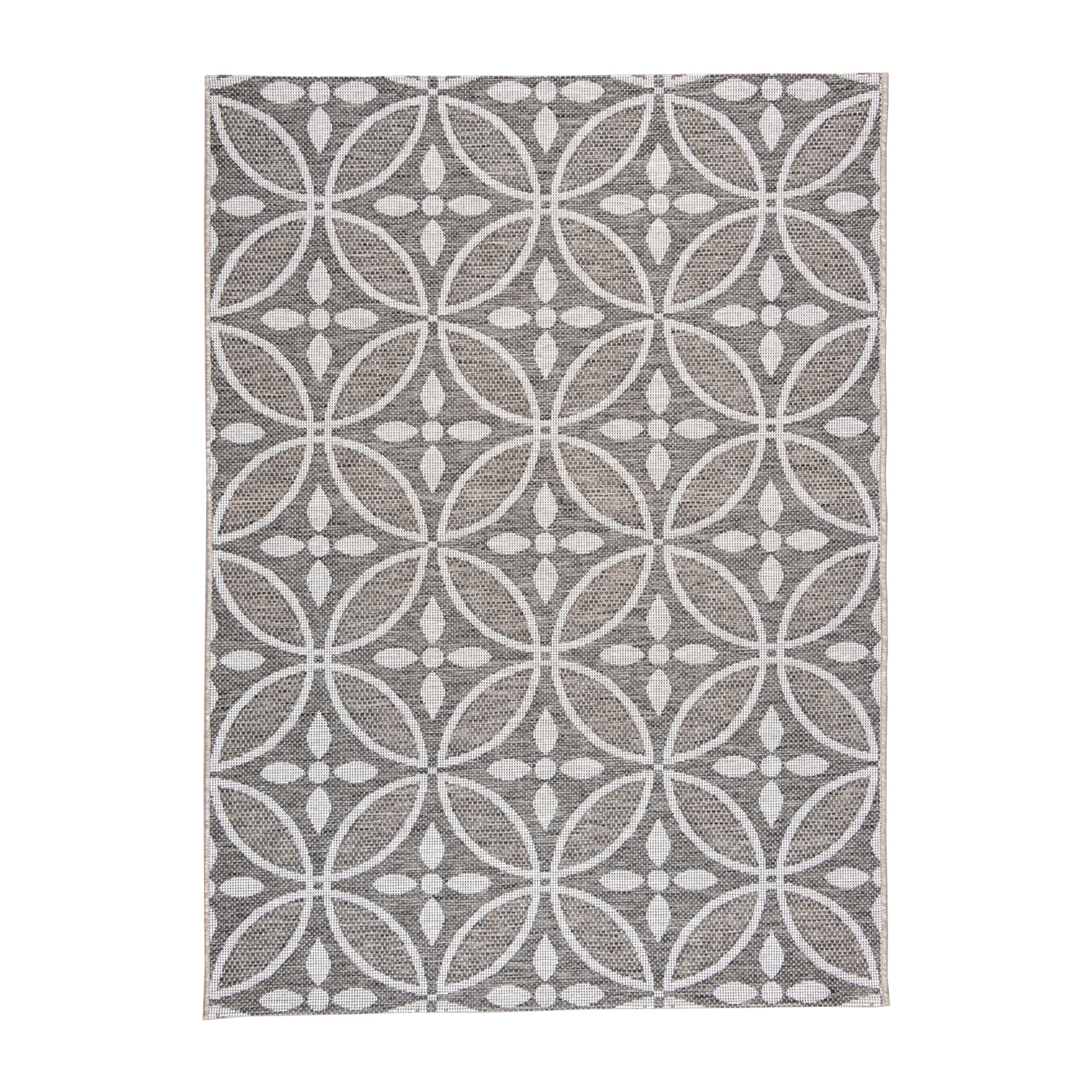 In- & Outdoor Teppich - Summer Pattern Grau - sfeer