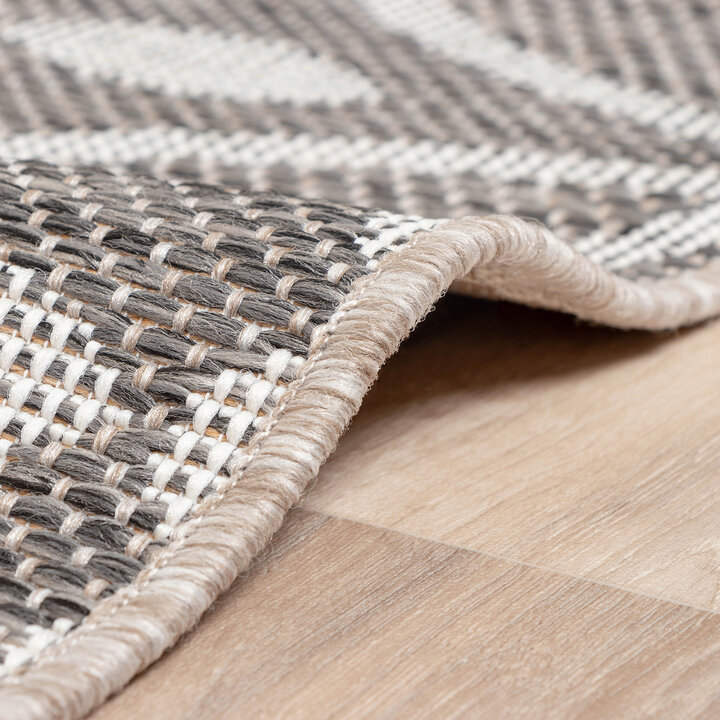 In- & Outdoor Teppich - Summer Pattern Grau