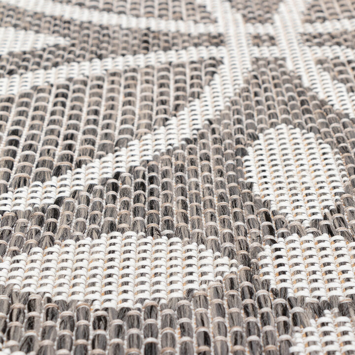 In- & Outdoor Teppich - Summer Pattern Grau