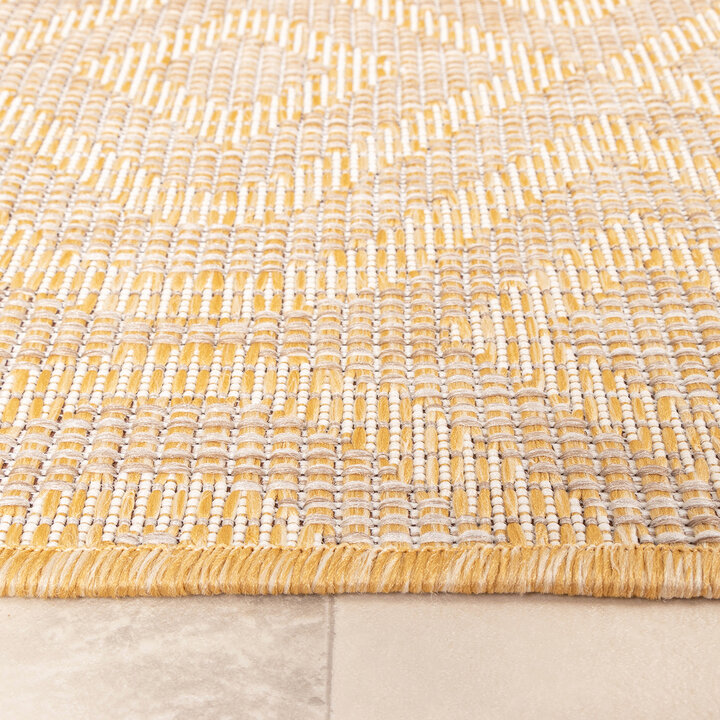 In- & Outdoor Teppich - Summer Retro Gelb