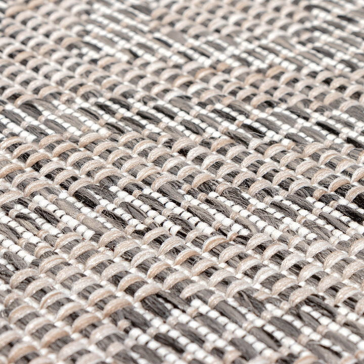 In- & Outdoor Teppich - Summer Retro Grau