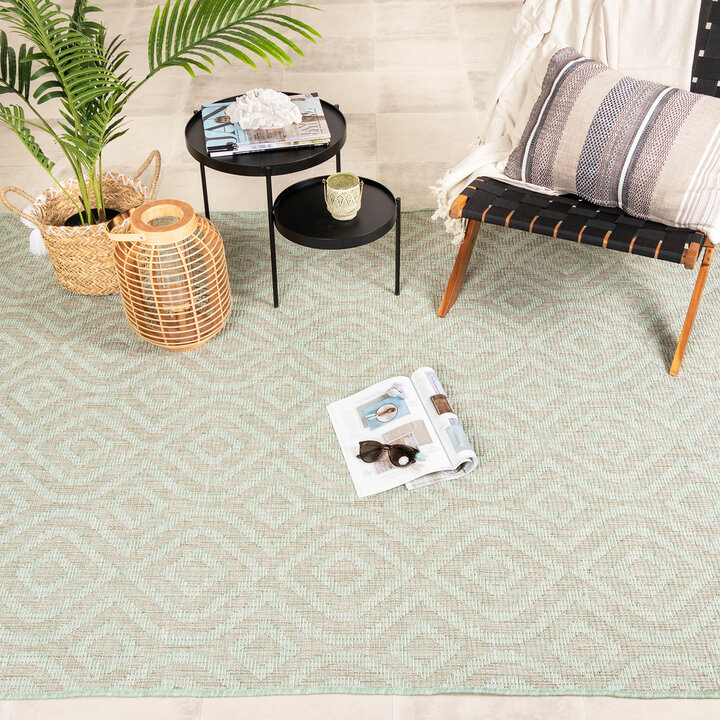In- & Outdoor Teppich - Summer Retro Mint
