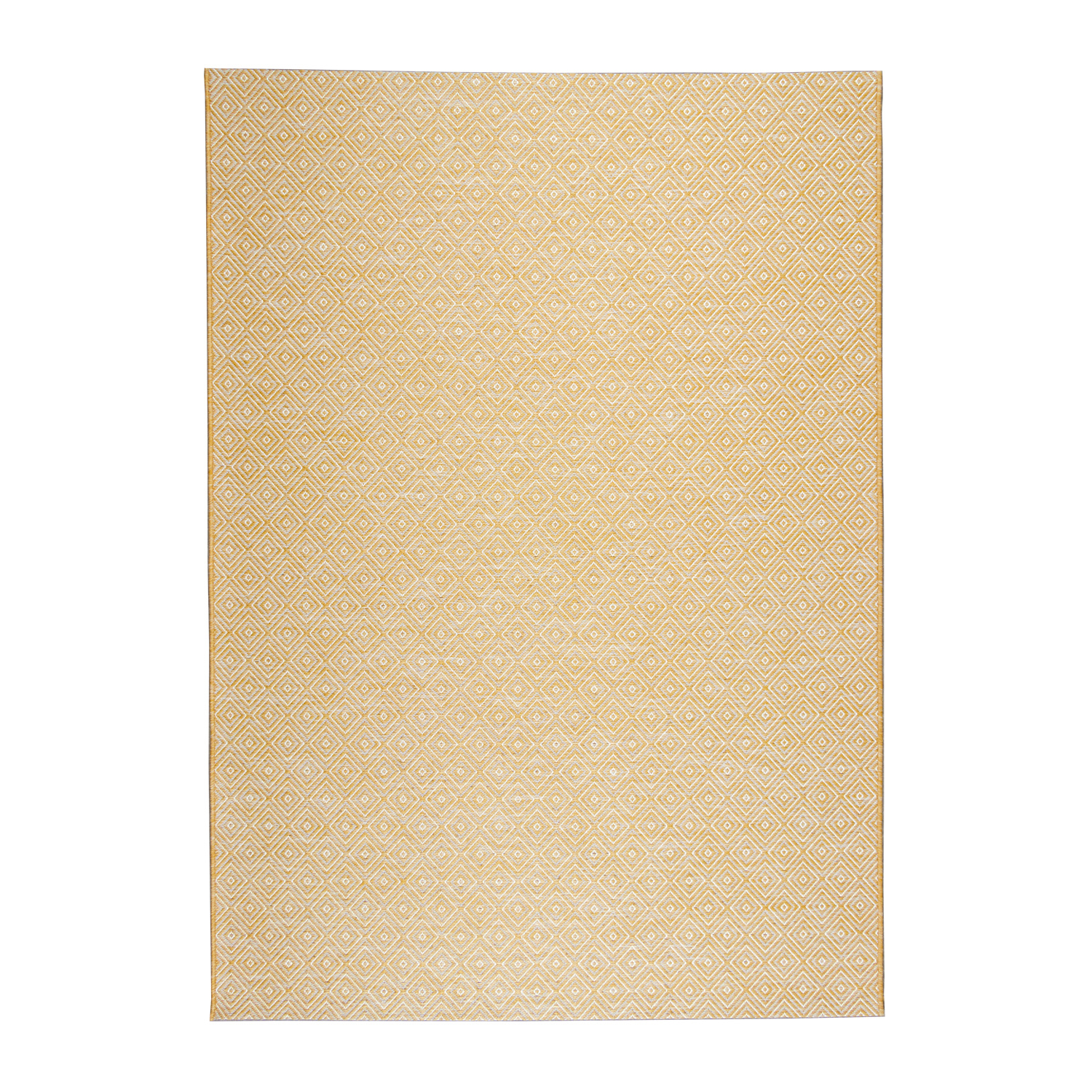 In- & Outdoor Teppich - Summer Tile Gelb - sfeer