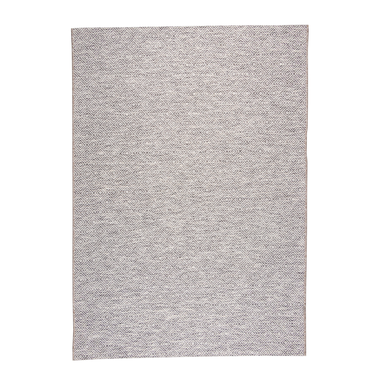 In- & Outdoor Teppich - Summer Tile Hellgrau - sfeer