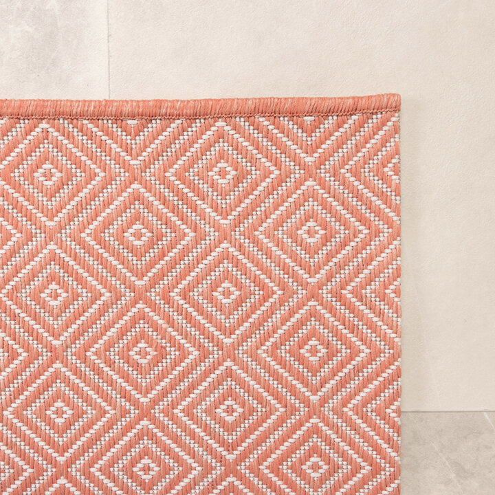 In- & Outdoor Teppich - Summer Tile Rosa