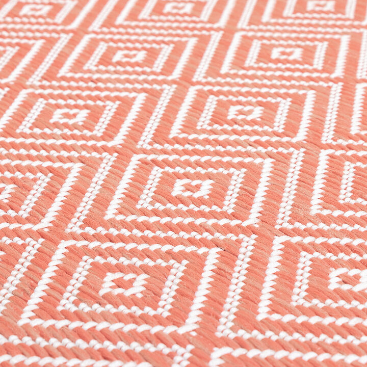 In- & Outdoor Teppich - Summer Tile Rosa