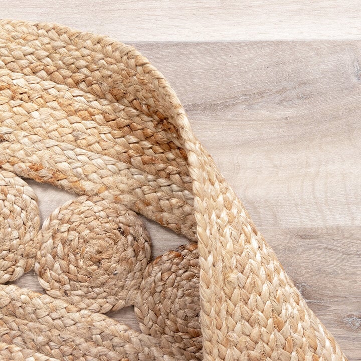 Jute Teppich Rund - Fair Sun Natur