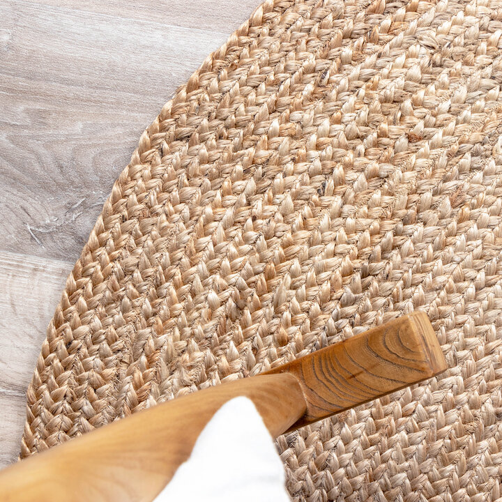 Jute Teppich Rund - Fair Natur