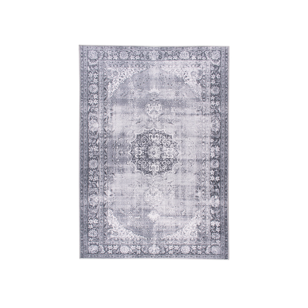 Teppich Vintage - Estate Medaillon Grau - sfeer