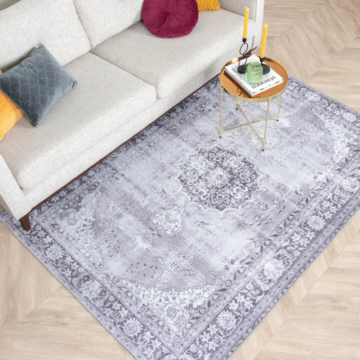 Teppich Vintage - Estate Medaillon Grau