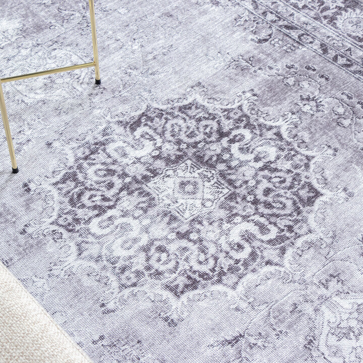 Teppich Vintage - Estate Medaillon Grau