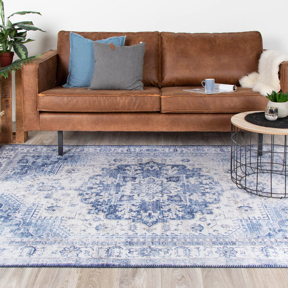 FRAAI | Home & Living Teppich Vintage - Lago Blau