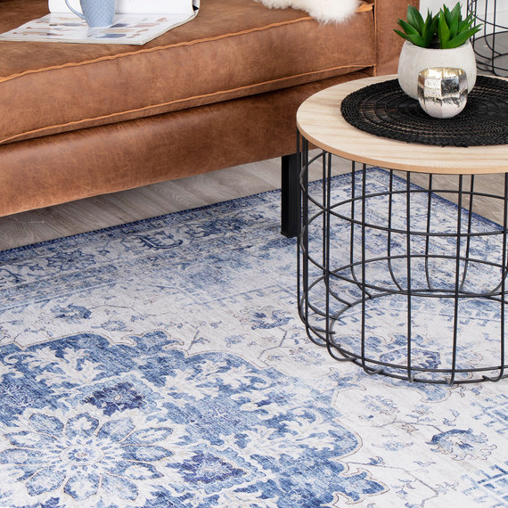 FRAAI | Home & Living Teppich Vintage - Lago Blau