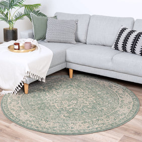 FRAAI | Home & Living Teppich Vintage Rund - Wonder Oriental Grün