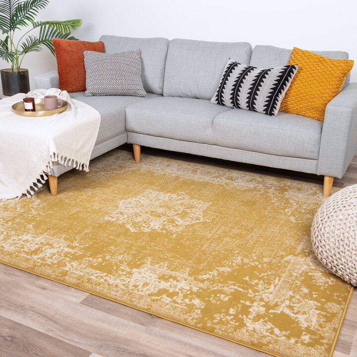 Teppich Vintage - Wonder Gelb