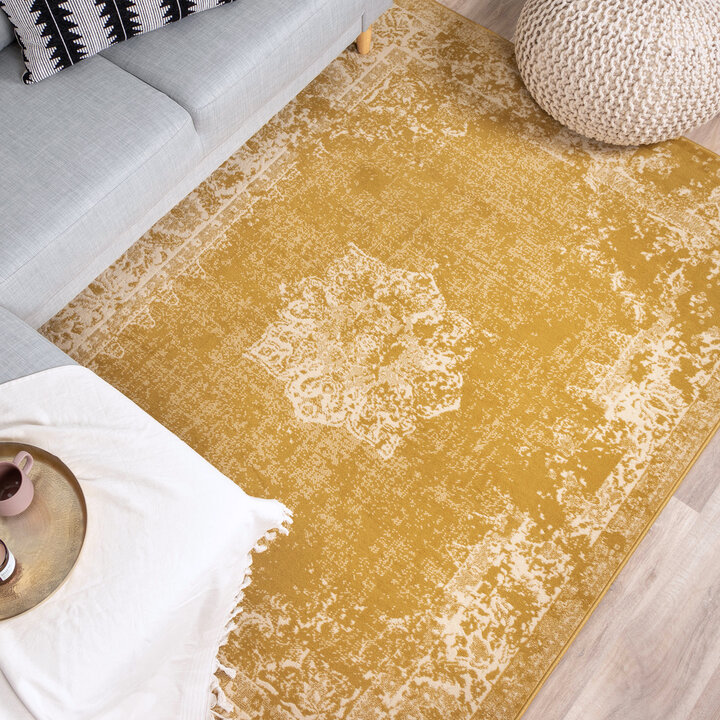 Teppich Vintage - Wonder Gelb