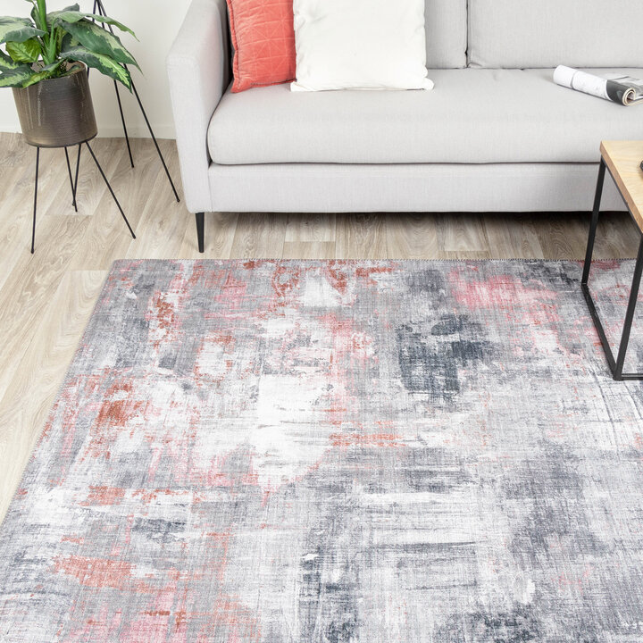 Moderner Teppich - Strength Rot Rosa