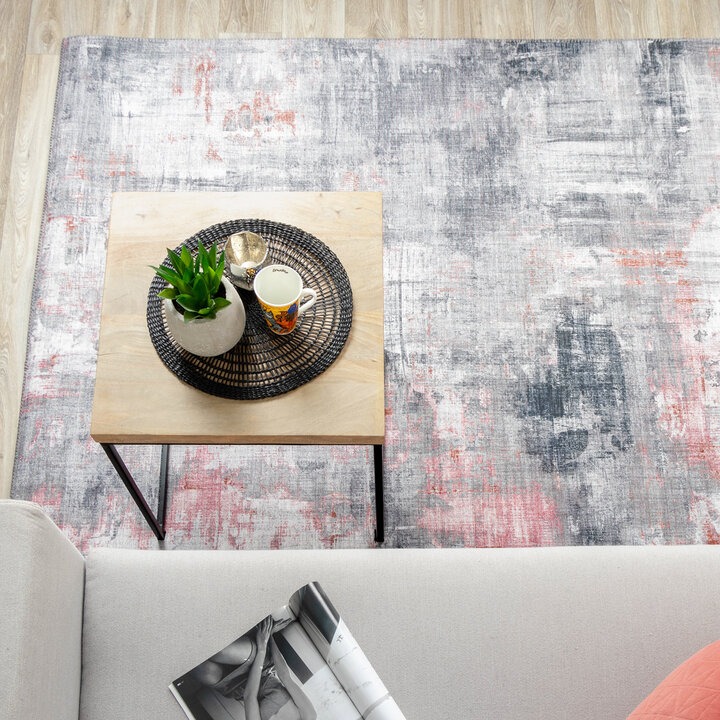 Moderner Teppich - Strength Rot Rosa