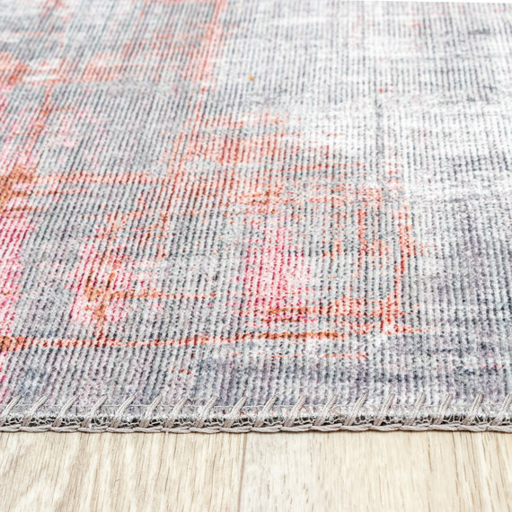 FRAAI | Home & Living Moderner Teppich - Strength Rot/Rosa