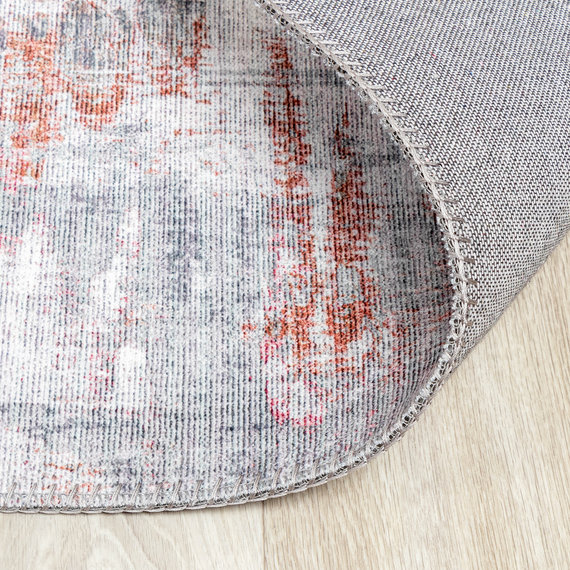 FRAAI | Home & Living Moderner Teppich - Strength Rot/Rosa