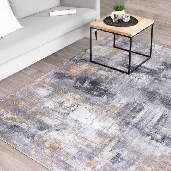 FRAAI | Home & Living Moderner Teppich - Strength Gelb