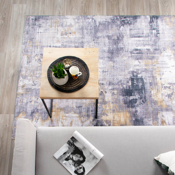 FRAAI | Home & Living Moderner Teppich - Strength Gelb