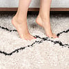 Teppich Hochflor - Sensa Pair Creme Schwarz - thumbnail 4