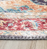 FRAAI | Home & Living Teppich Vintage Rund - Azara Blau Rot