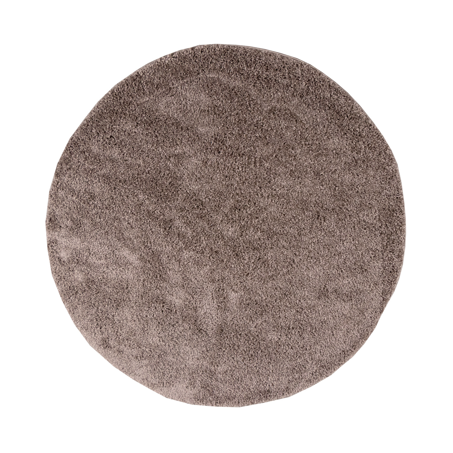 Teppich Hochflor Rund - Lofty Taupe - sfeer