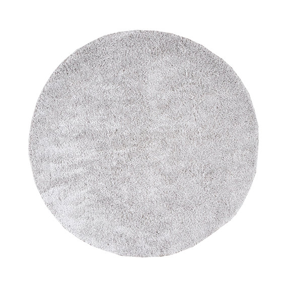 FRAAI | Home & Living Teppich Hochflor Rund - Lofty Hellgrau