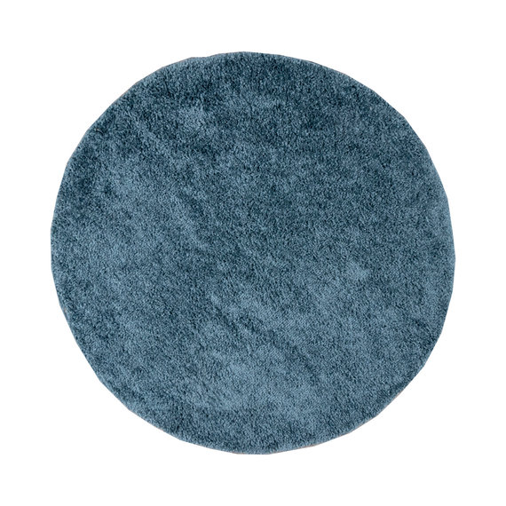 FRAAI | Home & Living Teppich Hochflor Rund - Lofty Blau