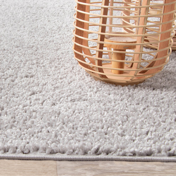 FRAAI | Home & Living Teppich Hochflor - Lofty Hellgrau
