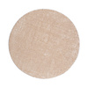 Hochflor Teppich Rund - Glazy Beige Creme - thumbnail 1