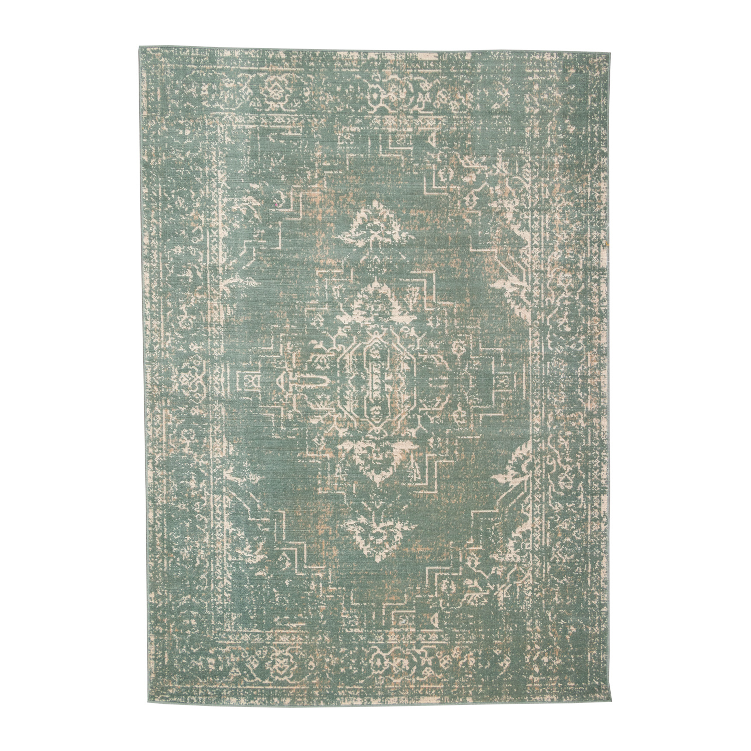 Teppich Vintage - Spring Ethnic Grün Creme - sfeer