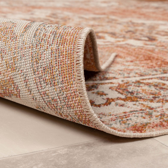 FRAAI | Home & Living Teppich Vintage - Spring Medaillon Terracotta Creme