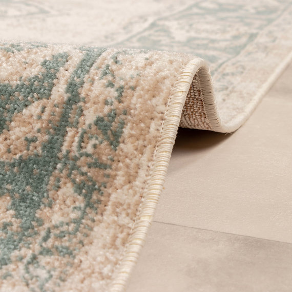 FRAAI | Home & Living Teppich Vintage - Spring Medaillon Creme Grün