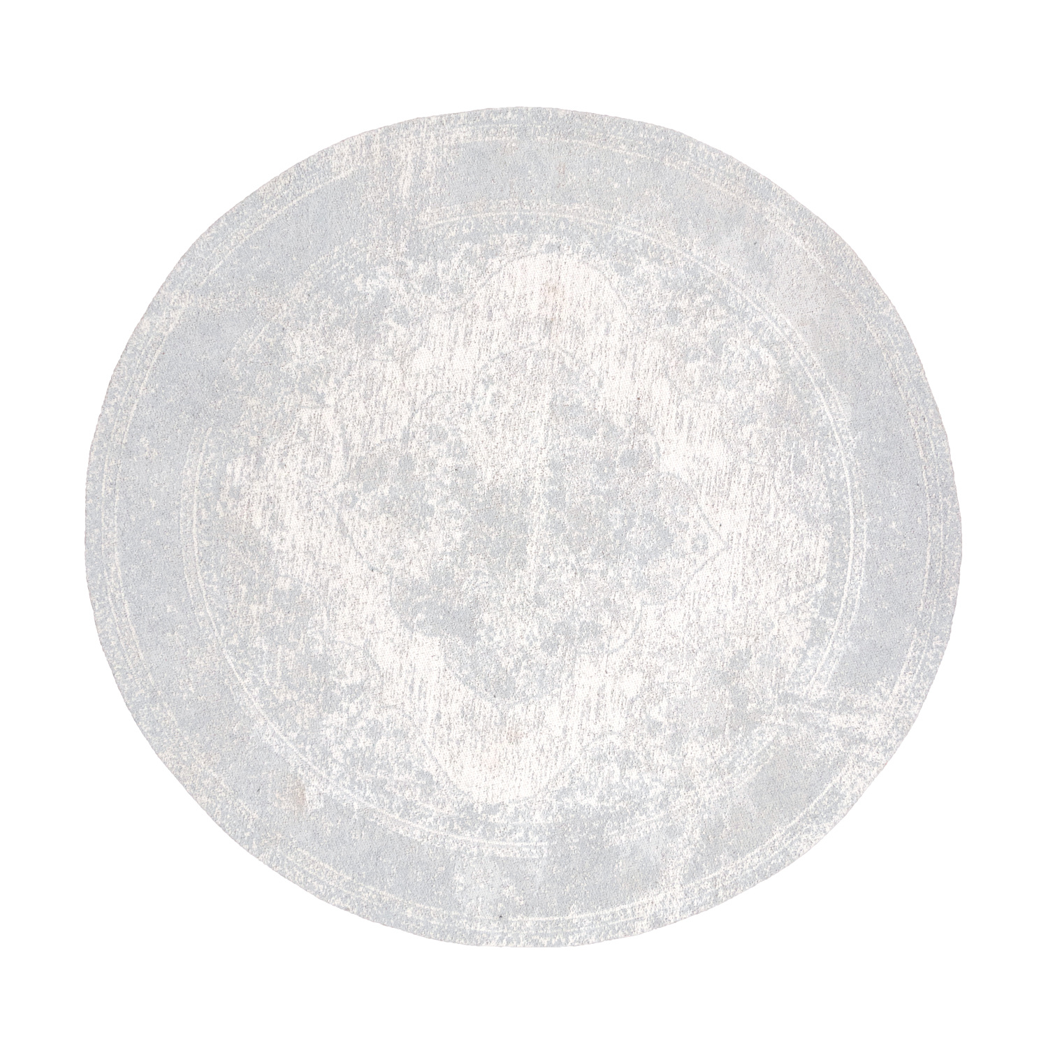 Teppich Vintage Rund - Admire Hellgrau - sfeer
