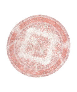 Teppich Vintage Rund - Admire Rosa