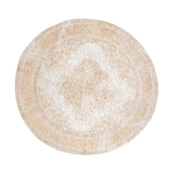 FRAAI | Home & Living Teppich Vintage Rund - Admire Beige