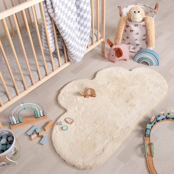 FRAAI | Home & Living Kinderteppich - Huggy Wolke Creme