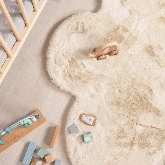 FRAAI | Home & Living Kinderteppich - Huggy Wolke Creme