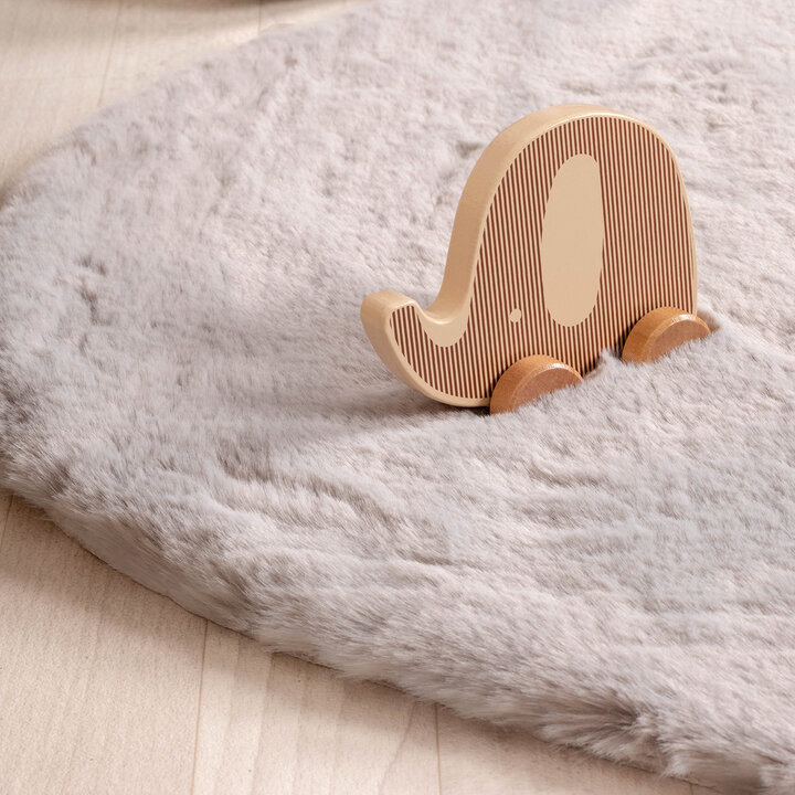 Kinderteppich - Huggy Wal Grau