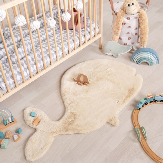 FRAAI | Home & Living Kinderteppich - Huggy Wal Creme