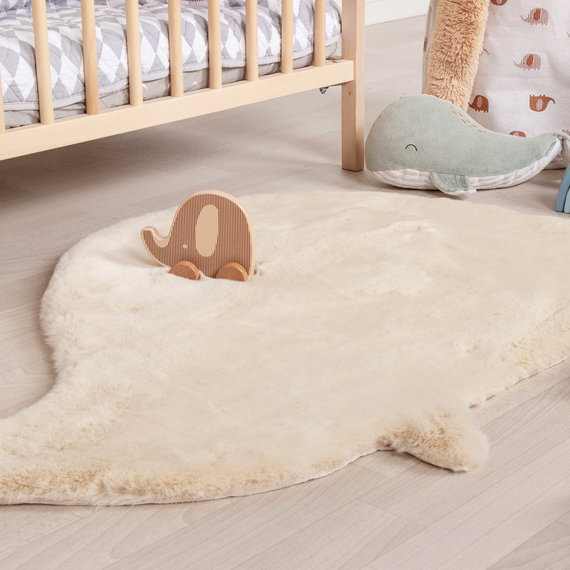 FRAAI | Home & Living Kinderteppich - Huggy Wal Creme