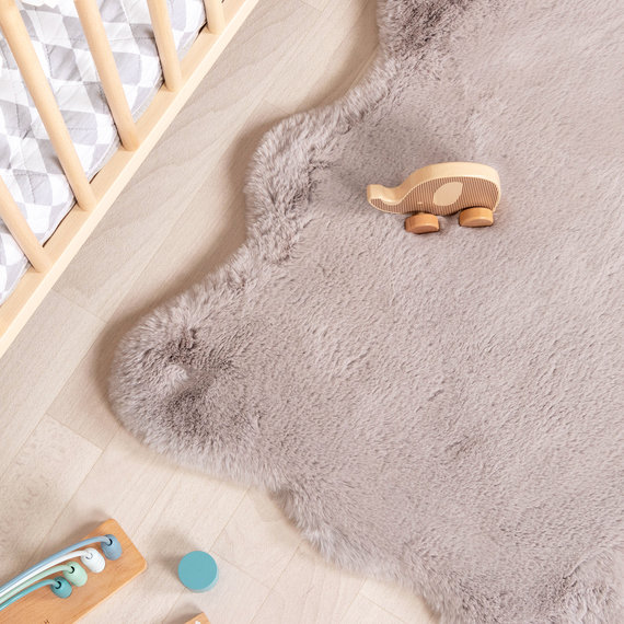 FRAAI | Home & Living Kinderteppich - Huggy Schaf Grau